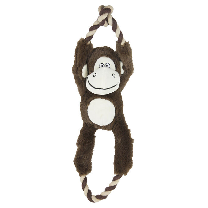 Macaco em Peluche e Corda com Som - Trixie