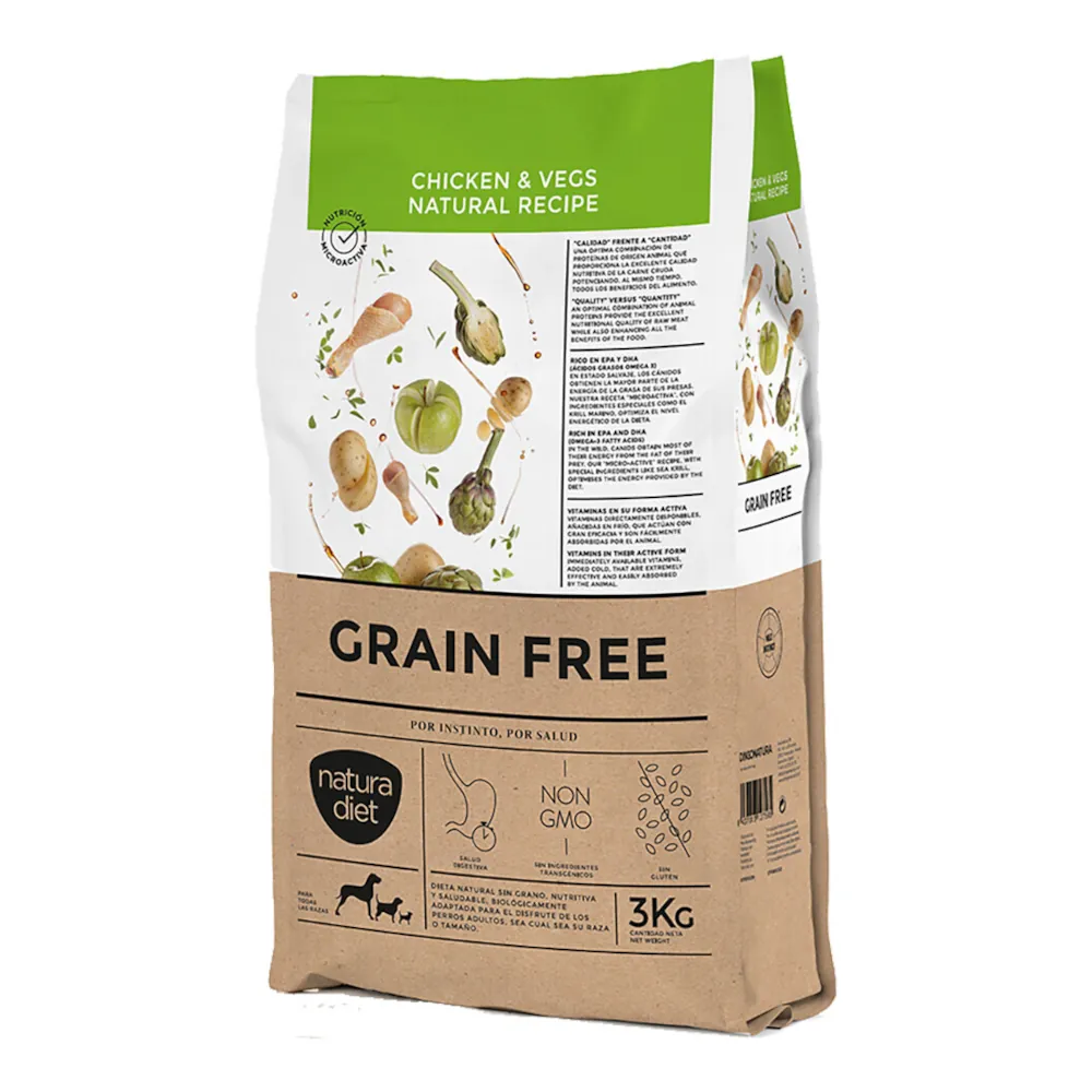Natura Diet Grain Free Adult Chicken & Vegs