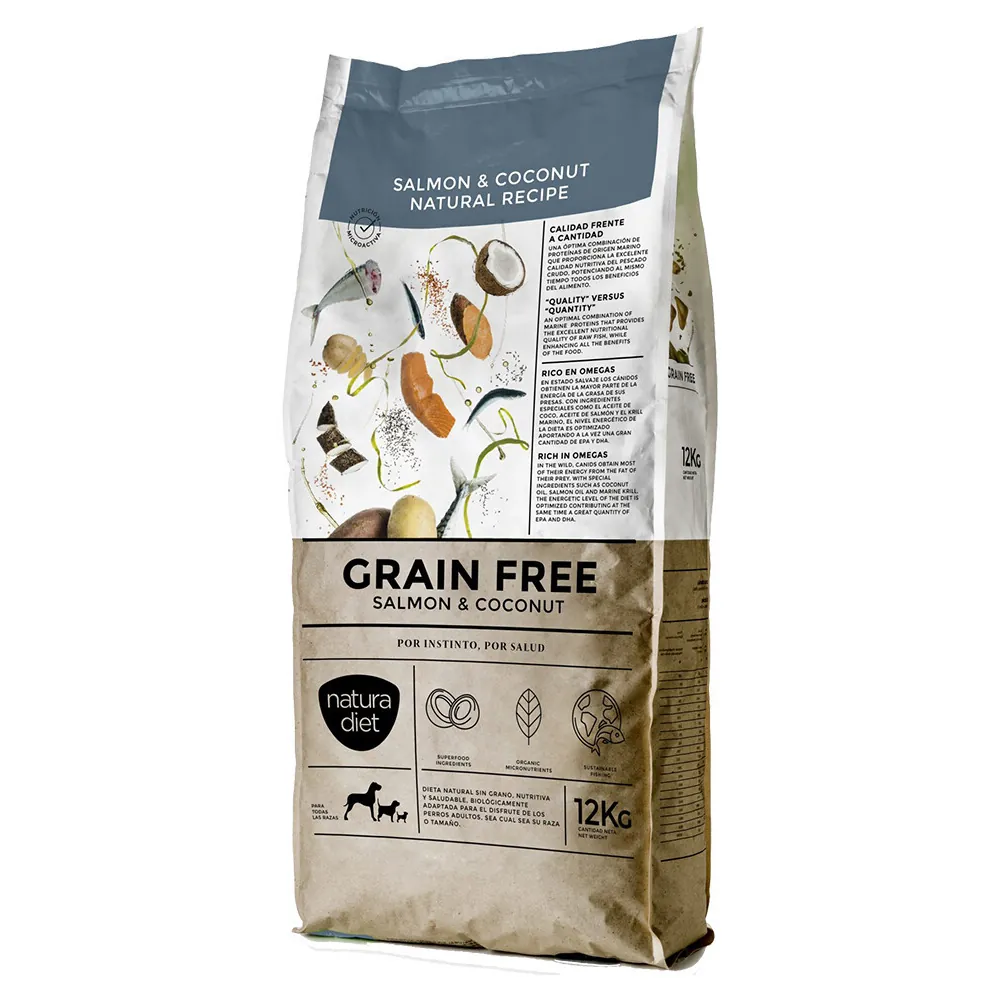 Natura Diet Grain Free Adult Salmon & Coconut