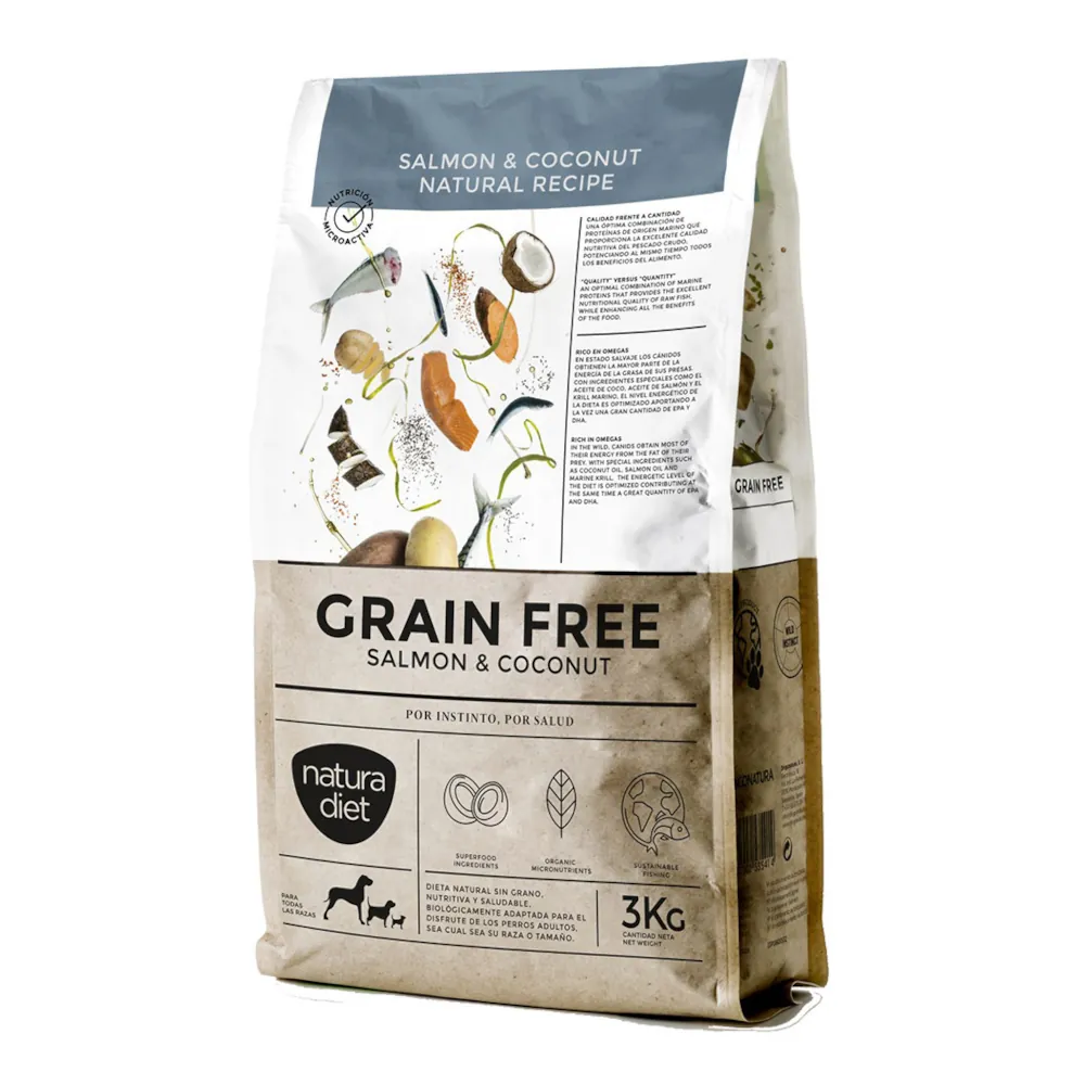 Natura Diet Grain Free Adult Salmon & Coconut