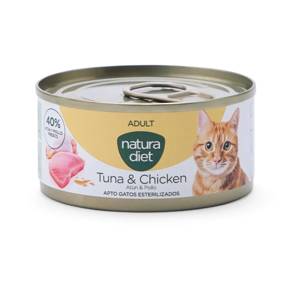 Natura Diet Paté Adult Cat - Atum e Frango