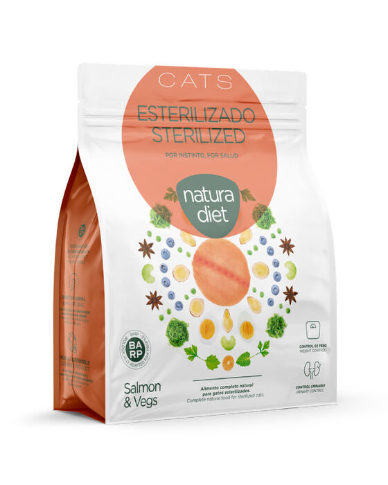 Natura Diet Gato Esterilizado - Salmão