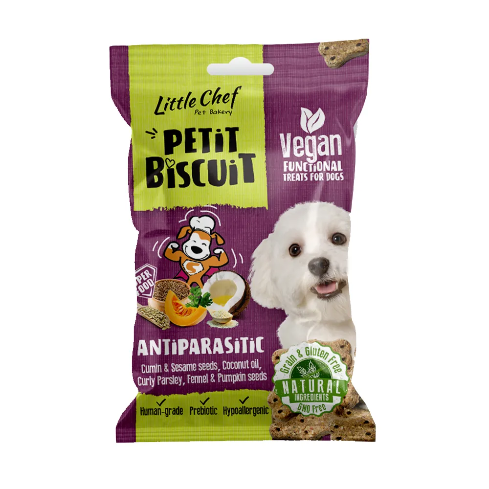 Natural Functional Grain Free Dog Treat for Antiparasitic - Little Chef Treats