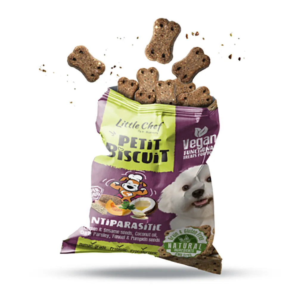 Natural Functional Grain Free Dog Treat for Antiparasitic - Little Chef Treats
