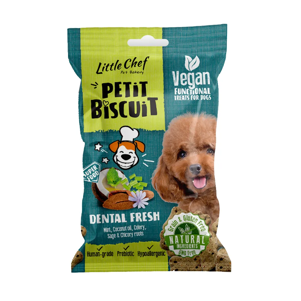 Natural Functional Grain Free Dog Treat for Dental Fresh - Little Chef Treats