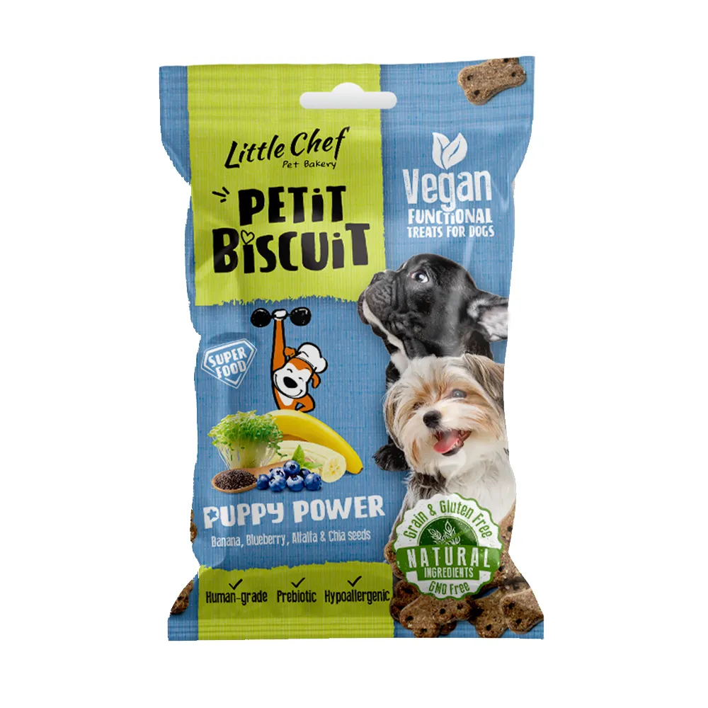 Natural Functional Grain Free Dog Treat for Puppy Power - Little Chef Treats
