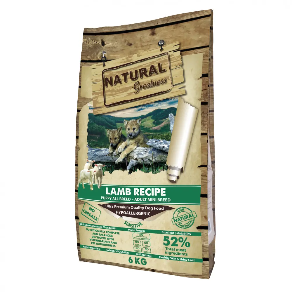 Natural Greatness Lamb Sensitive Starter Puppy & Mini Adult