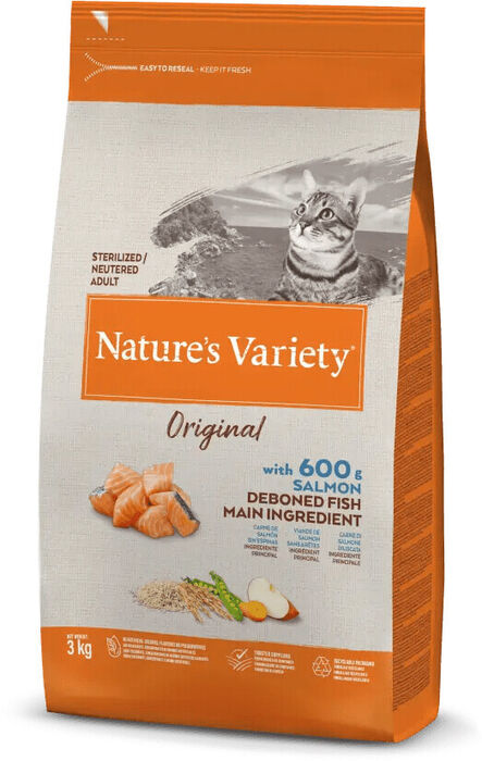 Natures Variety Original Gato Adulto Esterilizado - Salmão