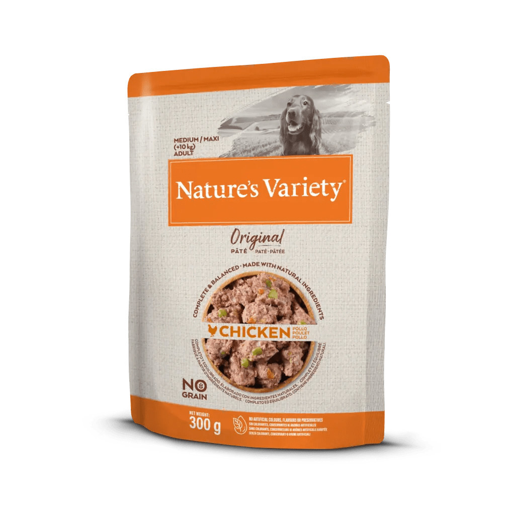 Natures Variety Original No Grain Patê Cão Medium-Maxi Adulto - Frango 0