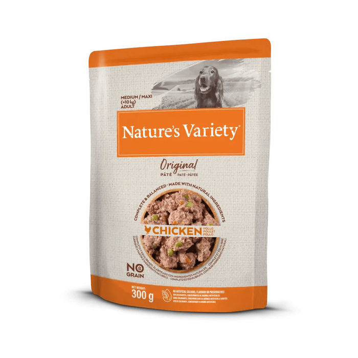 Natures Variety Original No Grain Patê Cão Medium-Maxi Adulto - Frango