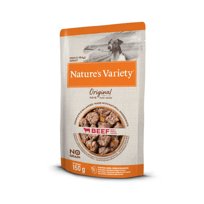 Natures Variety Original No Grain Patê Cão Mini Adulto - Vaca