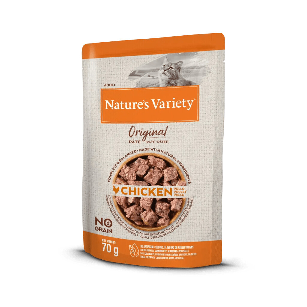 Natures Variety Original No Grain Patê Gato Adulto - Frango 0