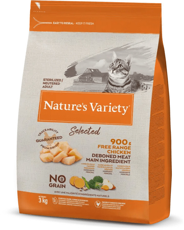 Natures Variety Selected Gato Adulto Esterilizado - Frango do Campo 1