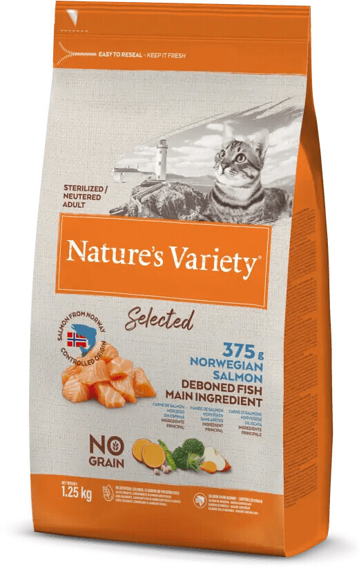 Natures Variety Selected Gato Adulto Esterilizado - Salmão da Noruega 0
