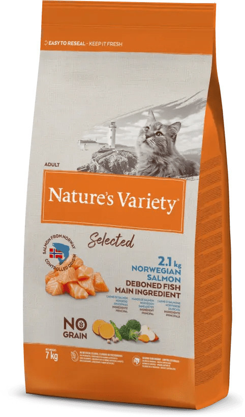 Natures Variety Selected Gato Adulto - Salmão da Noruega 1