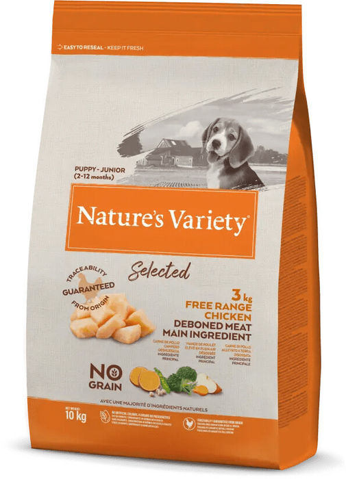 Natures Variety Selected No Grain Puppy - Frango do Campo