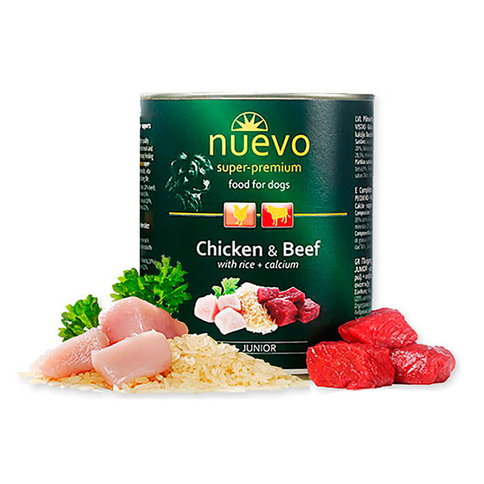 Nuevo Super Premium Junior Dog - Frango e Vaca