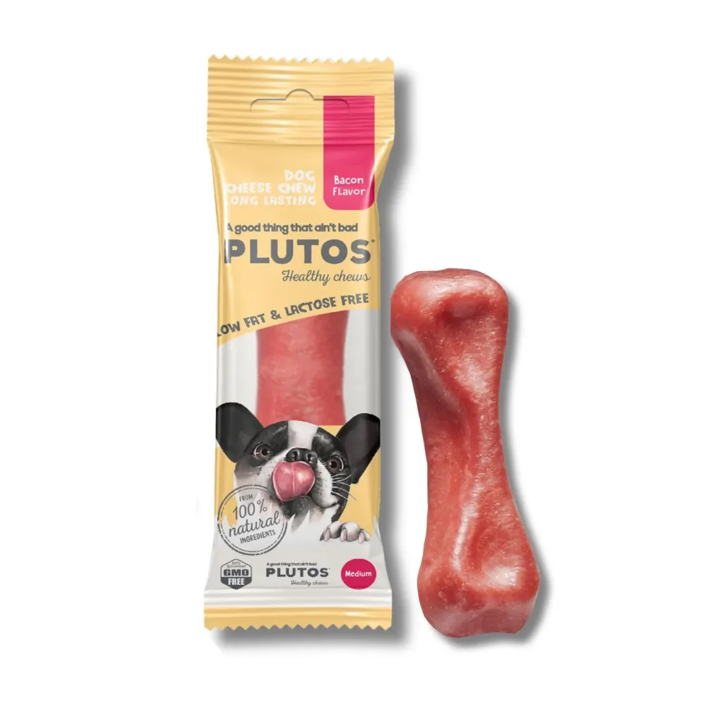 Ossos Comestíveis Plutos - Queijo e Bacon