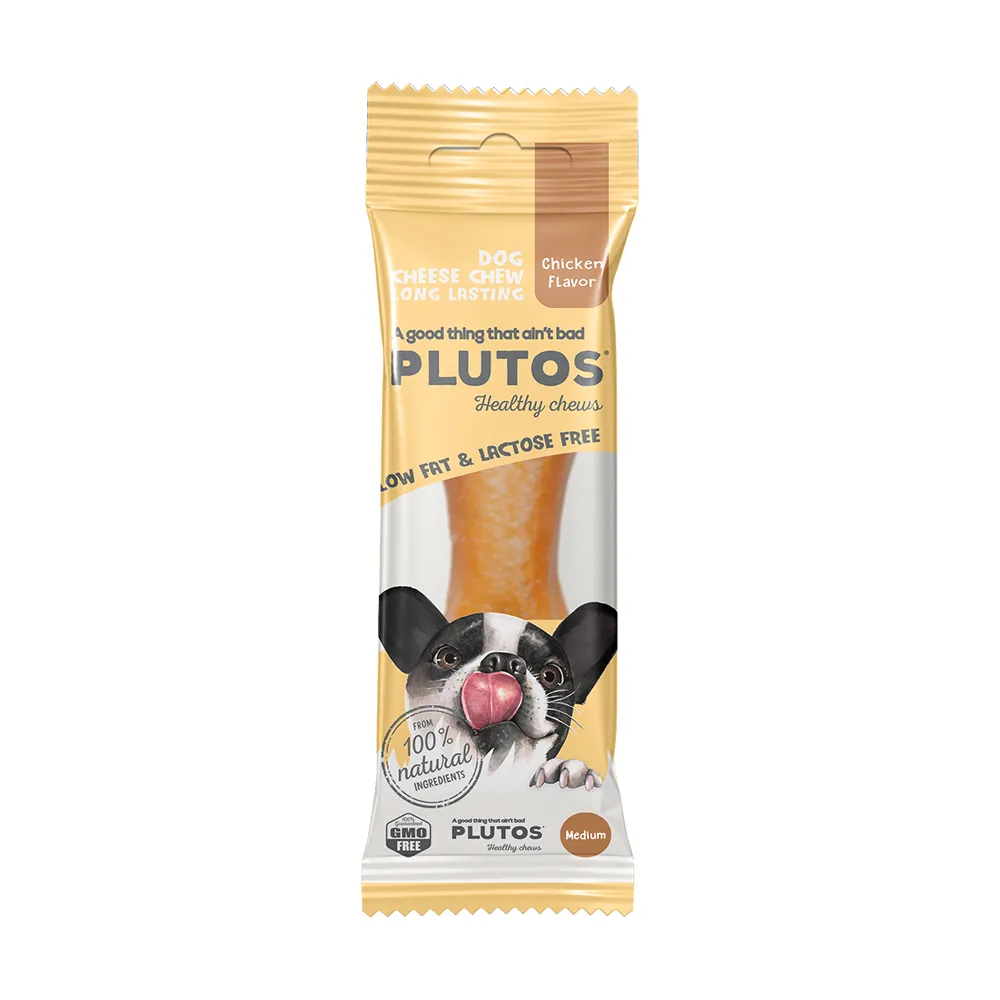 Ossos Comestíveis Plutos - Queijo e Frango