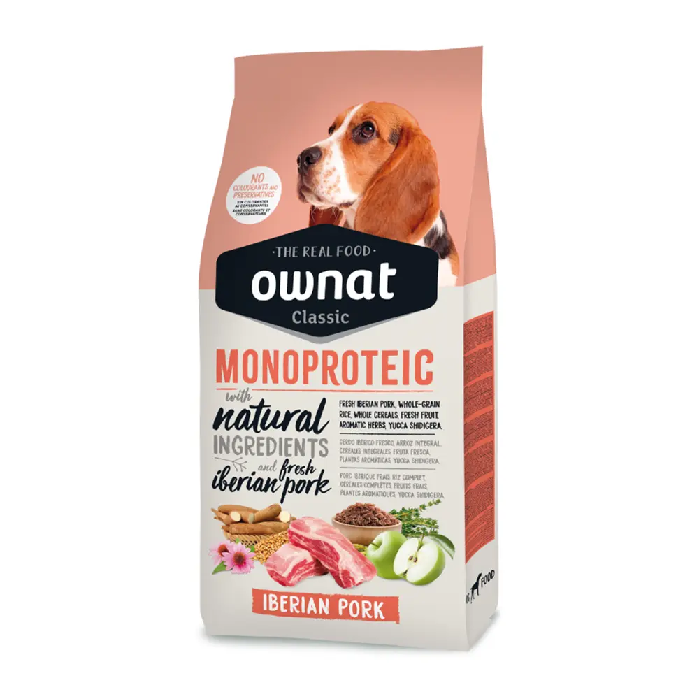 Ownat Classic Monoproteic Cão - Porco Ibérico