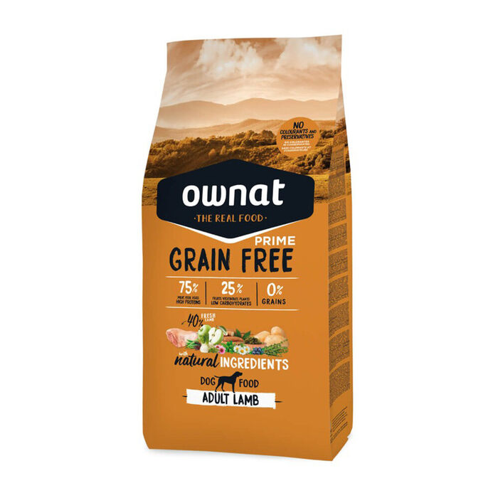 Ownat Grain Free Prime Cão Adulto - Cordeiro