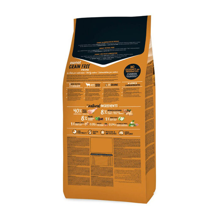 Ownat Grain Free Prime Cão Adulto - Cordeiro