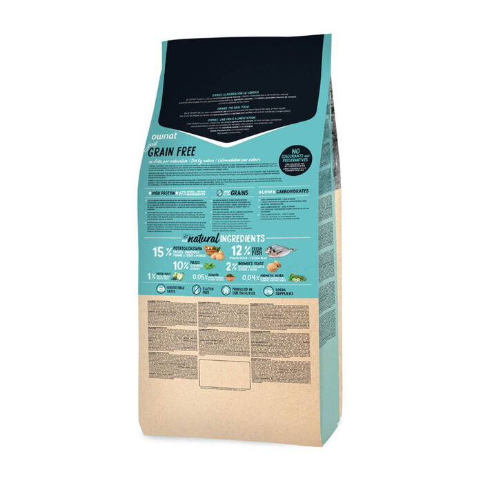 Ownat Just Grain Free Gato Esterilizado Fish