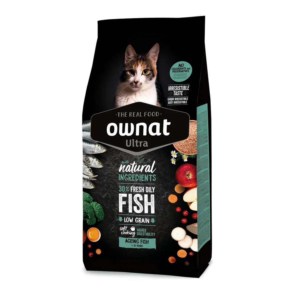 Ownat Ultra Ageing Cat - Fish