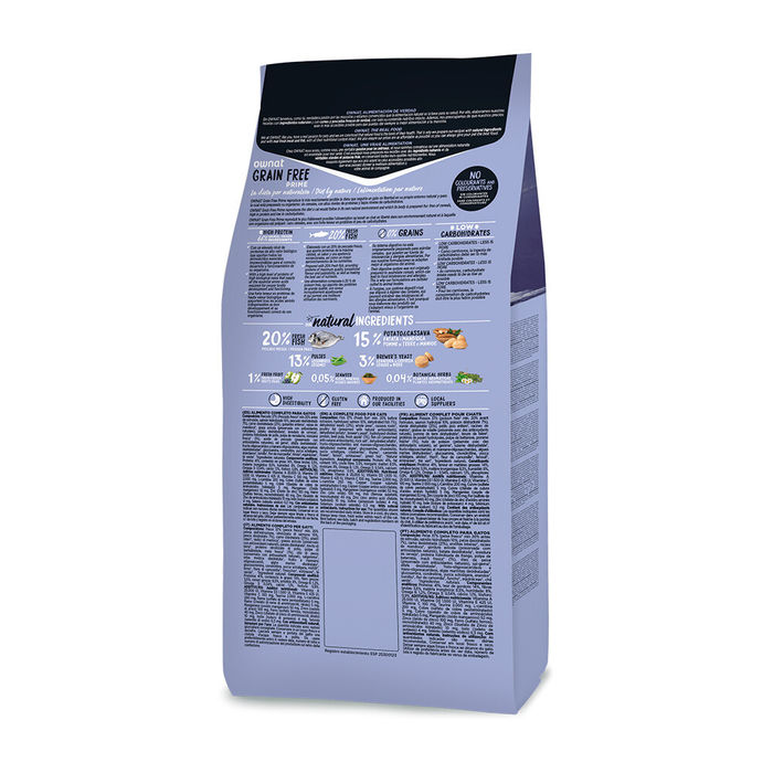 Ownat Grain Free Prime Gato Esterilizado Fish