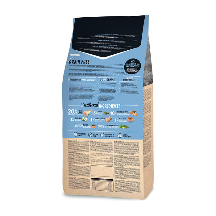 Ownat Just Grain Free Cão Adulto - Borrego