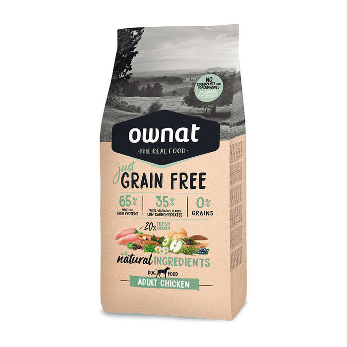 Ownat Just Grain Free Cão Adulto - Frango