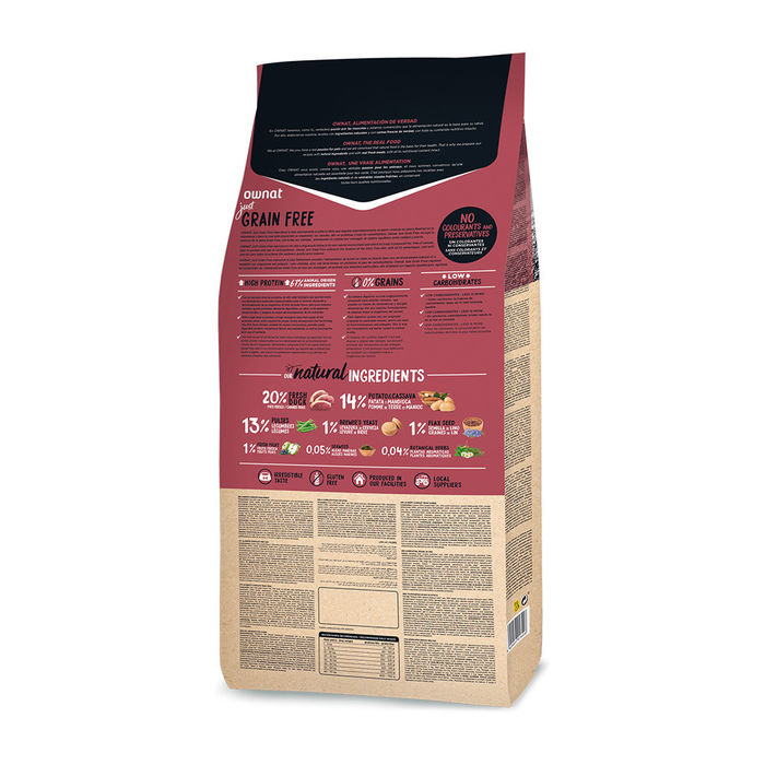 Ownat Just Grain Free Cão Adulto - Pato