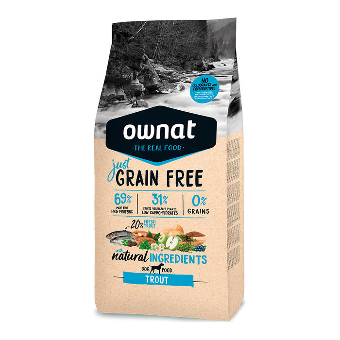Ownat Just Grain Free Cão Adulto - Truta