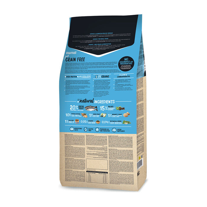 Ownat Just Grain Free Cão Adulto - Truta
