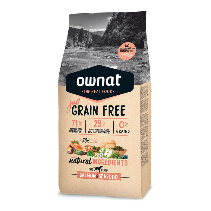Ownat Just Grain Free Cão Salmon & Seafood