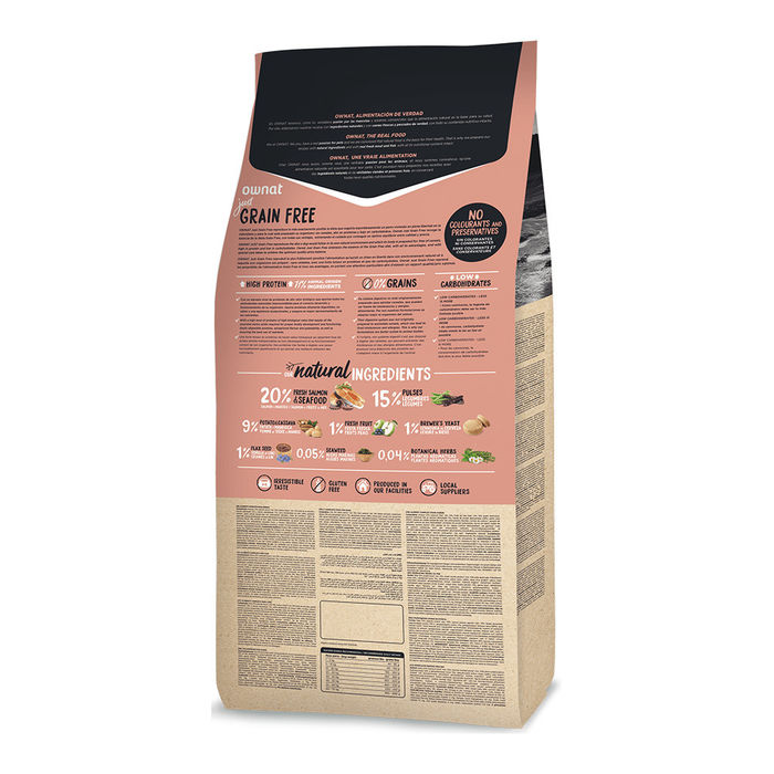 Ownat Just Grain Free Cão Salmon & Seafood