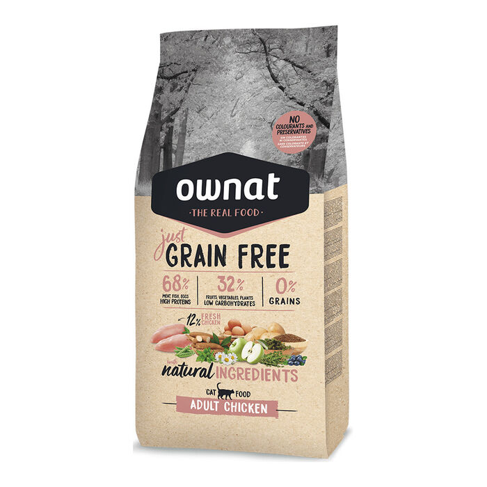 Ownat Just Grain Free Gato Adulto - Frango