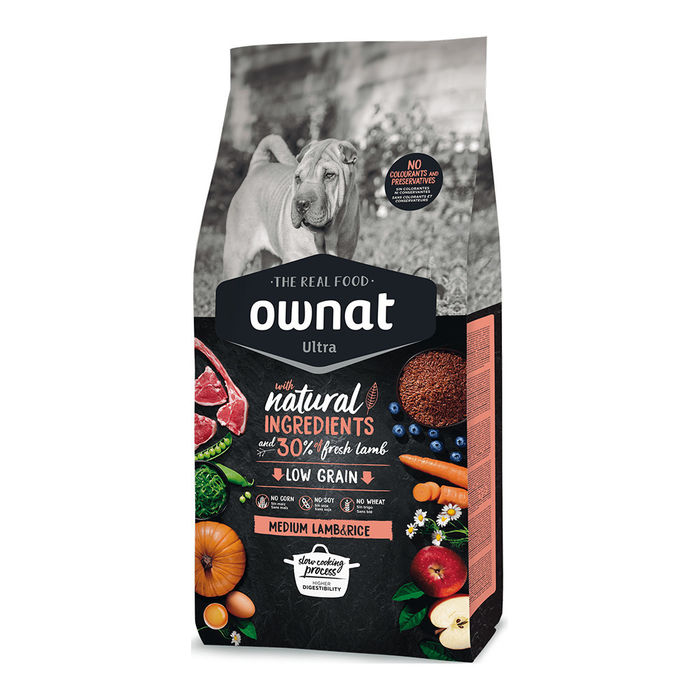 Ownat Ultra Cão Medium - Borrego e Arroz