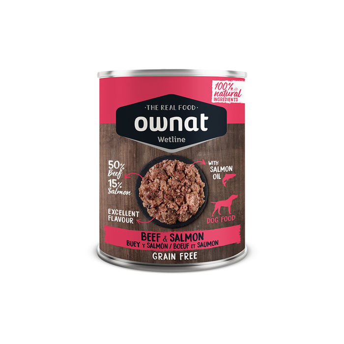 Ownat Wet Beef & Salmon - Cão