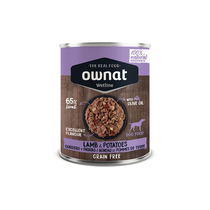 Ownat Wet Lamb & Potatoes - Cão