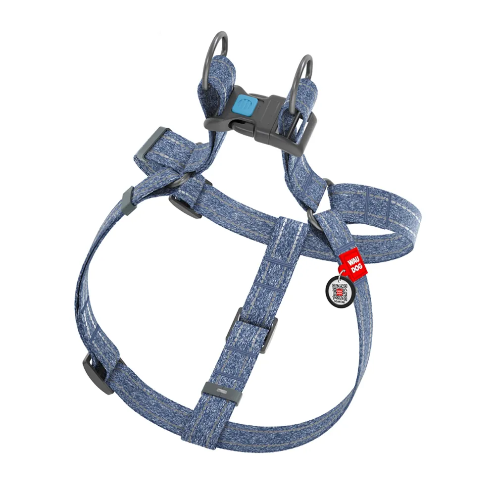 Peitoral Refletor Re-Cotton para Cães - Waudog