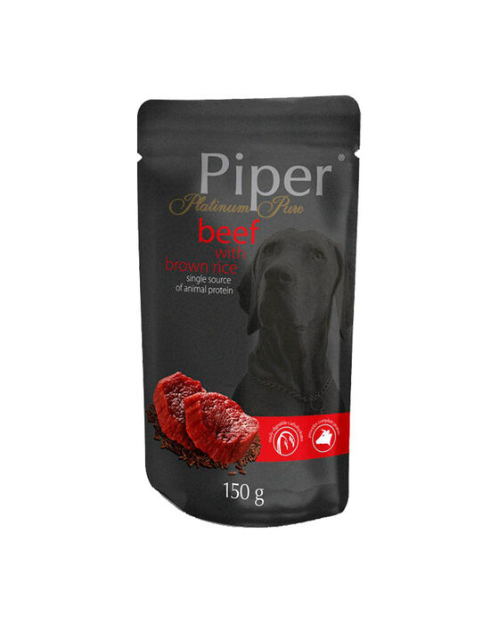 Piper Platinum Pure Cão Adulto - Vaca e Arroz Integral