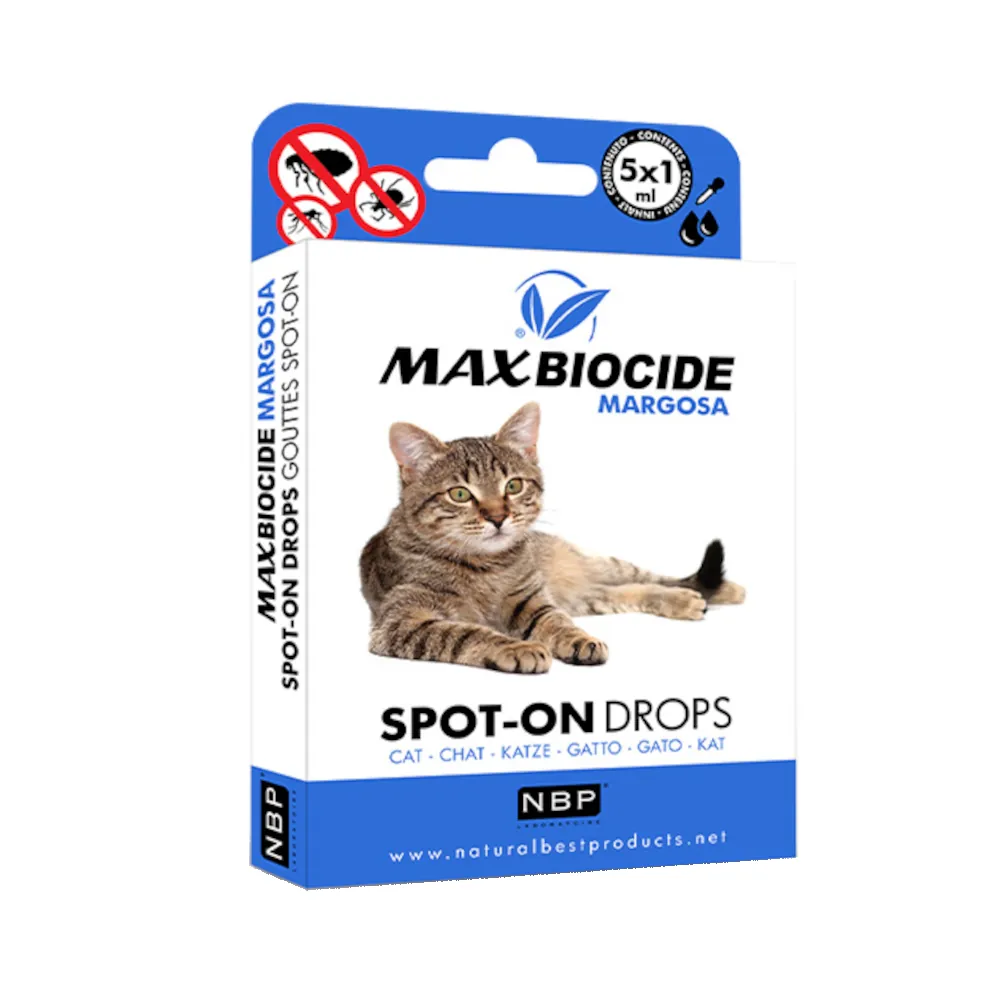 Pipetas Antiparasitárias para Gatos - Max Biocide
