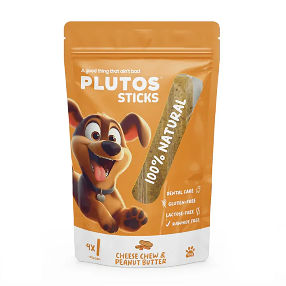 Plutos Sticks Queijo & Manteiha de Amendoim