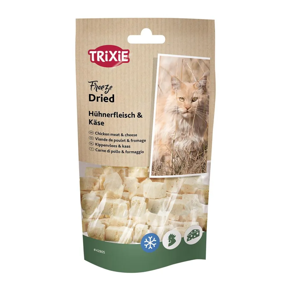 Premio - Cubos de Frango e Quejo Liofilizados para Gatos - Trixie