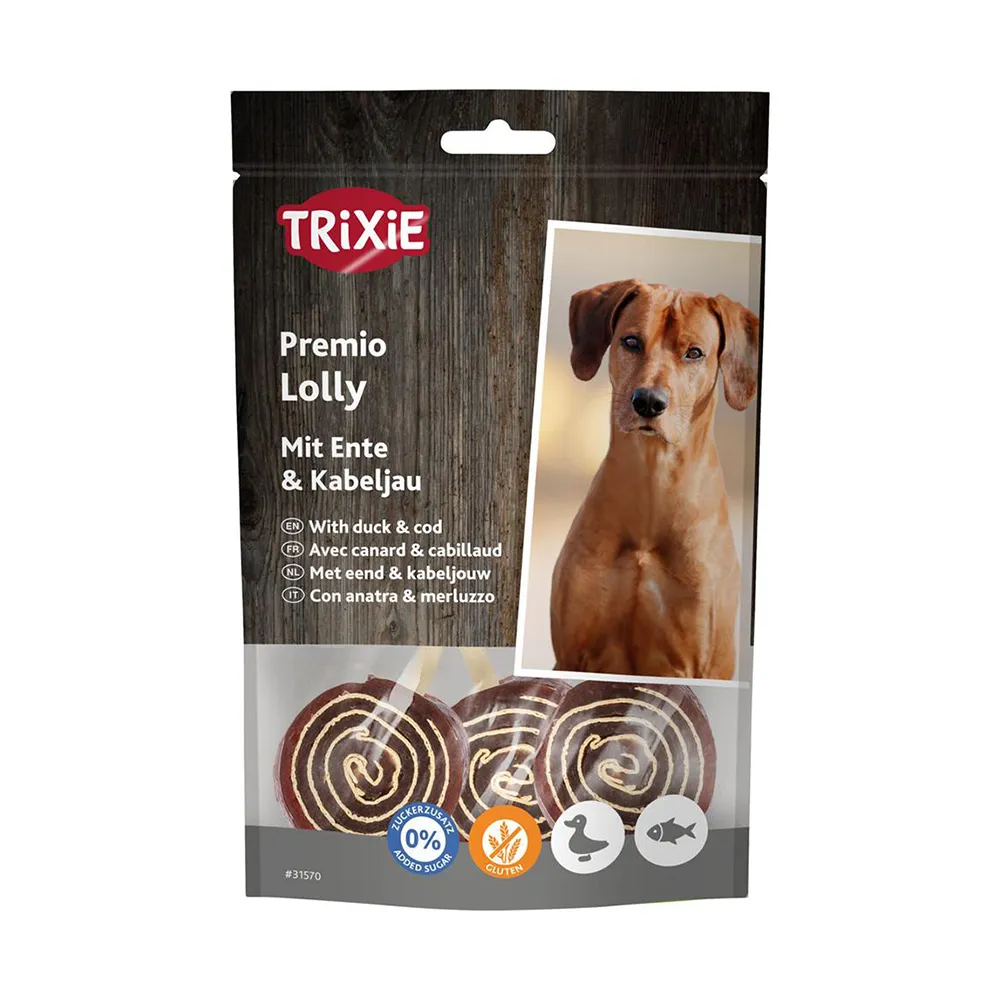 Premio - Lolly com Pato e Bacalhau para Cães - Trixie