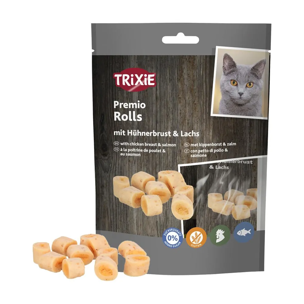 Premio - Rolls com Peito de Frango e Salmão para Gatos - Trixie