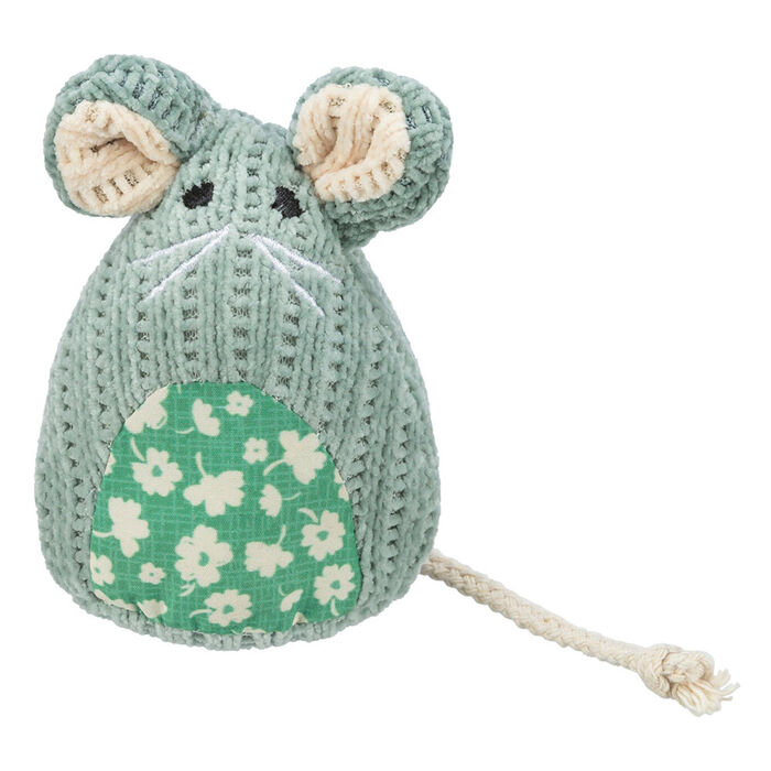 Rato Sentado em Tecido Tricot com Catnip para Gatos - Trixie