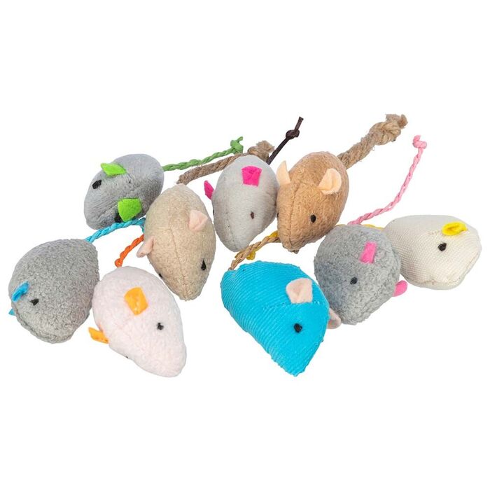 Ratos em Peluche com Catnip para Gatos - Trixie