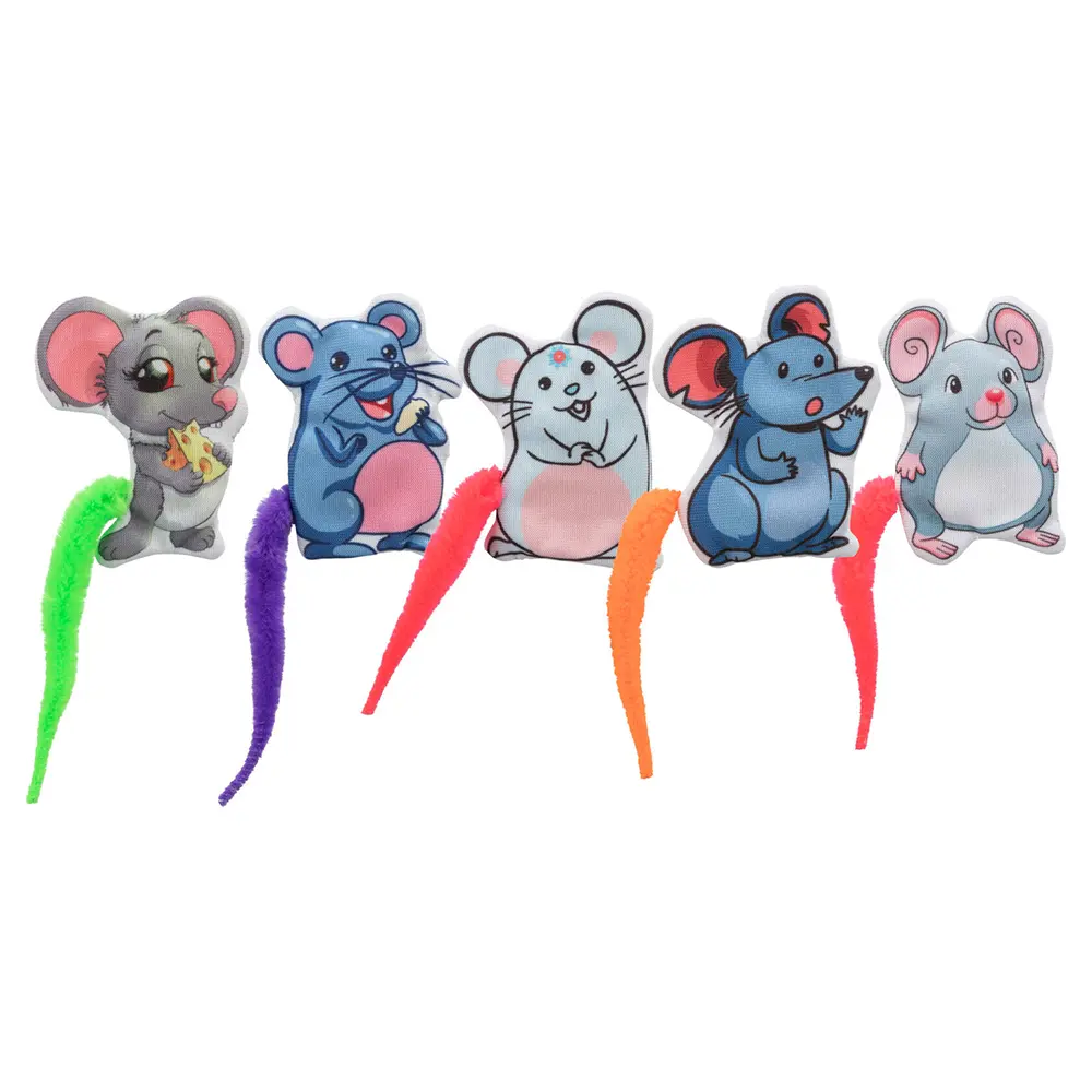 Ratos em Tecido com Catnip para Gatos - Trixie